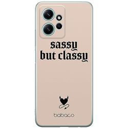 ERT GROUP mobiel telefoonhoesje voor Xiaomi REDMI NOTE 12 4G origineel en officieel erkend Babaco patroon Sassy but classy 001 aangepast aan de vorm van de mobiele telefoon, hoesje is gemaakt van TPU