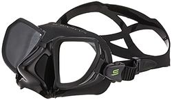 SALVIMAR Noah, Maschera Unisex Adulto, Nera, Taglia unica