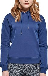 Urban Classics Sweatshirt met capuchon voor dames, Spaceblue, XL