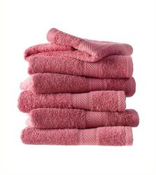 De Witte Lietaer 194840 Lot de 6 Serviettes de bain Coton Fuchsia 100 x 50 cm