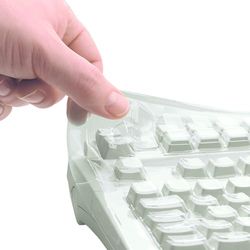 CHERRY WetEx, Flexible Keyboard Protection Film for CHERRY G80-1800, ISO-Layout, Reliable Protection against Soiling from Liquids, Dust, Debris
