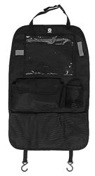 Dooky - Autostoelorganizer zwart - 14,5 x 4,5 x 22,5 cm - organizer voor de achterbank auto, rugleuningbescherming voor kinderen - 100% polyester