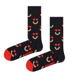 Happy Socks Unisex Happy Rainbow Socks, 41-46