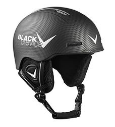 Black Crevice Casque de Ski pour Enfants Stubai, Mat, 52-54 cm Jeunesse Unisexe, Carbone/Noir/Blanc