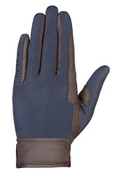 PFIFF 102815 - Guanti da equitazione Light, colore: Blu/Marrone M