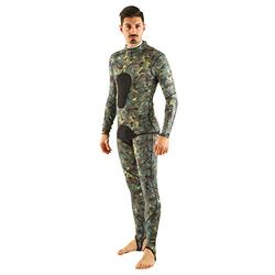 Seac Pirana Lycra våtdräkt liten, grön kamouflage