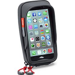 Givi S957B - Supporto impermeabile per smartphone, Compatibile con scooter, moto e biciclette