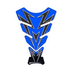 Protetor de depósito Tank Pad adesivo 3D para Moto Colors azul, 13 x 19 cm