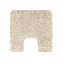 Spirella - Tapis de Salle de Bain Microfibre Highland, Dos Antidérapant, Séchage Rapide, Poils Longs 40mm, Lavable en Machine + Sèche-Linge - 55 x 55 cm - Beige