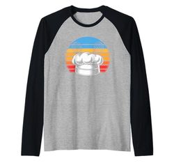 Fornaio Panificazione Frusta Pasticceria Cuocere Fornai Maglia con Maniche Raglan