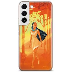 ERT GROUP mobiltelefonfodral för Samsung S22 originalt och officiellt licensierat Disney mönster Pocahontas 001 optimalt anpassad till formen på mobiltelefonen, fodral tillverkad av TPU-plast