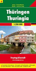 Germania F 6 Thuringen: Touristische Informationen. Ortsregister mit Postleitzahlen. GPS-tauglich: 0211