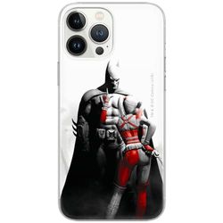 ERT GROUP mobiltelefonfodral för Samsung S10 originalt och officiellt licensierat DC mönster Batman 012 Vit optimalt anpassad till formen på mobiltelefonen, fodral tillverkad av TPU-plast
