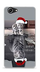 Onozo Coque TPU Gel Souple Wiko Pulp 4G Design Chat Tigre Blanc Bonnet Et Alors !