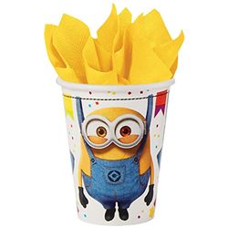 amscan 9907315-66 – Officiellt licensierad festpappersmugg från Jag – helt enkelt oförbätterlig, 8 stycken