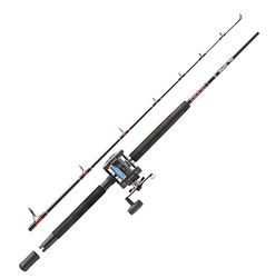 Abu Garcia Combo Muscle - cana de pesca (2 peças) tamanho: Muscle Tip MT 702 Swh/GT 345 RH Boat