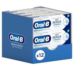 Oral-B Pro-Science Advanced Dentifrice Pro-Repair Émail et Gencives Blancheur 75 ml - Lot de 12
