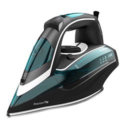 Cecotec Plancha Ropa de Vapor Anodizada Fast&Furious 6050 X-Treme. 3100 W, Bomba de Agua Automática Integrada, Apagado Automático, Vapor Continuo 75 g/min, Sensor Táctil de Control del Vapor, Negro