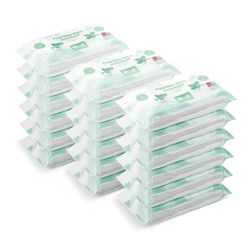 Marca Amazon - Mama Bear Fresh Toallitas húmedas para bebé, Aloe vera, 1008 Unidad, 18 Paquetes de 56