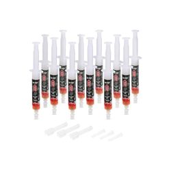 1000 Miglia BKR 6102 HIGH PERFORMANCE Lubrificante Catena Bici prestazioni professionali - 144 ml(12x12 ml), ogni Condizione tracciato, formula fluorescente, Siringhe+applicatori Drop e Huggie System