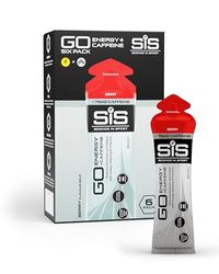 Science in Sport GO Energy Gel + Caffeine Gel 6x60ml Frutos del bosque, Vegano - Gel con 75mg de cafeína y 22g de carbohidratos, Energía para deportes de resistencia