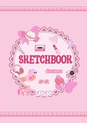 Creative Girly Vibes: A Sketchbook for Dreamers, Doodlers, and Artists with Style