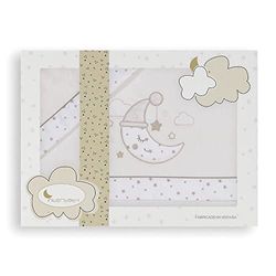 Ensemble de draps de berceaux Luna beige
