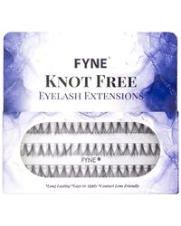 FYNE - KNOT FREE Individual Eyelashes, Black [60 Pcs, Ultra Thick Medium 10mm, Single Pack] | Individual lashes, Eyelash Extensions, Natural Look | Volume Cluster Lashes | Premium False Lash Cluster