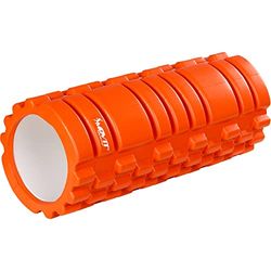MOVIT Foam Roller Rodillo de musculo Masaje »Fascia« Rodillo de Espuma, Libre de sustancias nocivas, Rodillo TÜV SÜD Probado tamaño: 33x14 cm Colore Naranja