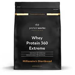 THE PROTEIN WORKS - Protéine Whey 360 Extrême | Premium Whey Shake | Apport protéinés | Protéines haut de gamme | 34 Servings | Biscuit Choco-Caramel | 1.2kg