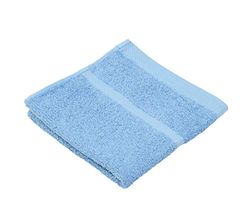 Gözze - Asciugamano Piccolo, Set da 4 Pezzi, Morbido e Assorbente, 100% Cotone, 30 x 30 cm - Blu Tortora