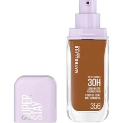 Maybelline New York - Fond de Teint Liquide Longue Tenue - Ultra-Résistant - Fini Mat Lumineux - Enrichi en Acides Aminés - Tous les Types de Peau - Superstay 30H Lumi-Matte - Teinte : 356 - 35ml