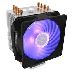 Cooler Master Hyper H410R RGB Processeur Refroidisseur 9,2 cm Noir, Argent