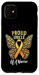 Childhood Cancer Awareness Uncle Case for iPhone 11