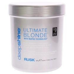 Rusk Deepshine Ultimate Blonde Blue Powder Lightener for Unisex 17.64 oz