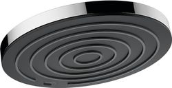 hansgrohe Pulsify S - Soffione doccia a risparmio idrico 8,4 l/min (EcoSmart), Doccia a pioggia rotondo (260 mm) con 1 getto, con funzione anticalcare, cromo, 24141000
