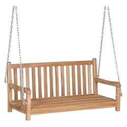 Trendy Home GmbH Balançoire Suspendue 120 cm, Marron