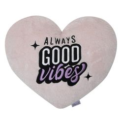 Mr.Wonderful Teddy hjärtkudde, Alltid bra Vibes 0,4 x 44 x 37
