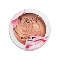Physicians Formula - Rosé All Day Petal Glow - Iluminador Acabado Brillante, Efecto de Larga Duración - Todos los Tonos de Piel - Ciruela de Kakadu, Agua de Rosas, Goji y Agentes Tensores - Petal Pink