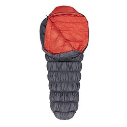 Klymit (ibrido) Ksb-Sacco a pelo oversize XL da 17,8 °C, per il campeggio freddo, grigio, KSB-17,8 doppia imbottitura, Unisex, Taglia unica