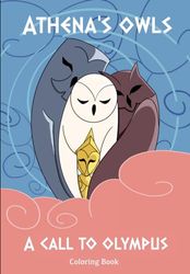 Athena's Owls: A Call to Olympus - Coloring Book