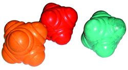 Sure Shot Unisex Child Reaction Ball (pack Of 4) - Green/Red/Orange, 7 cm