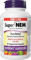 Webber Naturals Super NEM Natural Eggshell Membrane 30 Vegetarian Capsules