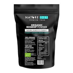 Nature Diet - Polvere di rosa canina biologica 1000g | Ricco di vitamina C