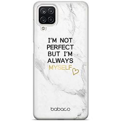 ERT GROUP mobiltelefonfodral för Samsung A12 / M12 originalt och officiellt licensierat Babaco mönster Positive vibes 005 anpassad till formen på mobiltelefonen, fodral tillverkad av TPU-plast