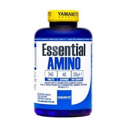 YAMAMOTO Nutrition, Essential AMINO 240 Comprimés, Supplément d'Acides Aminés Essentiels BCAA 4:1:1 Fermentés et Ramifiés, Supplément sportif, 312 g