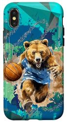 Ragazzi Squadra Giocatori di basket Teen Sport Custodia per iPhone X/XS