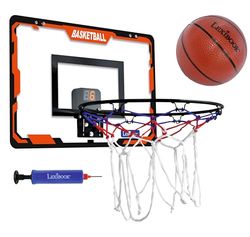 Lexibook, Interactive basketball hoop, Score counter, Sound effects, Basketball, pump included and installation kit included, JG920