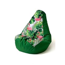 GO GIFT Pouf Vert 130 x 90 cm Poire