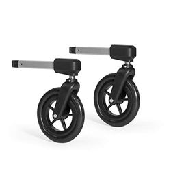 Burley 2-hjuls barnvagnssats, silver, par